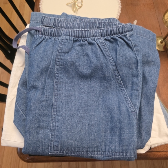 L.L. Bean Pants - 5 Pairs LL Bean Classic Fit Denim Elastic Stretch Waist Pants 1 Pair Dress Pant